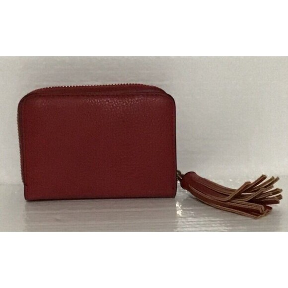 MICHAEL KORS Red Leather Wallet Preowned - Picture 3 of 5